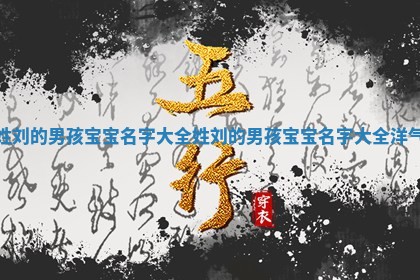 姓刘的男孩宝宝名字大全 姓刘的男孩宝宝名字大全洋气 姓刘的男孩宝宝名字大全 姓刘的男孩宝宝名字大全洋气