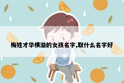 梅姓女孩名字意象图