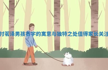 付茗泽名字寓意解析图